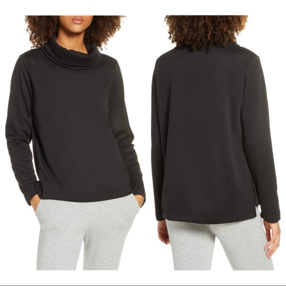Zella Tops - Size Small Zella Fleece Lined Funnel Neck Pullover